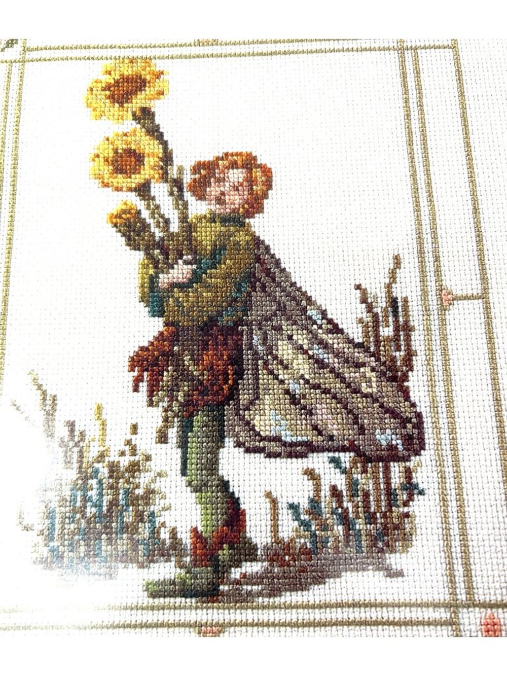 The Colts-Foot Fairy Cross Stitch Pattern By Cicely Mary Barker 1996